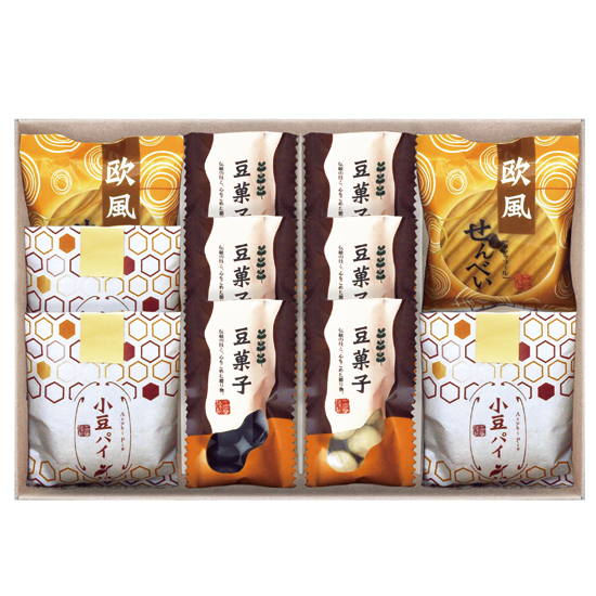 小豆パイ・欧風 せんべい和菓子詰合せ