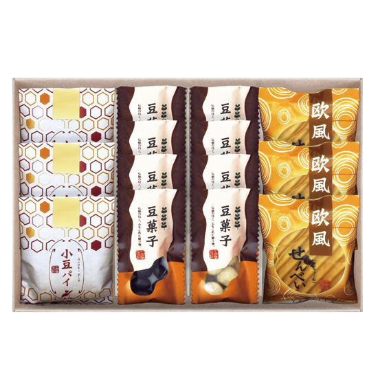 小豆パイ・欧風 せんべい和菓子詰合せ