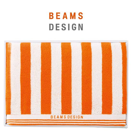 BEAMS DESIGN　ストライプバスタオル