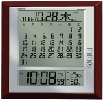 セイコー置掛兼用時計　電波　月めくりカレンダー