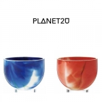 プラネット２U　ペアカップセット地球＆火星